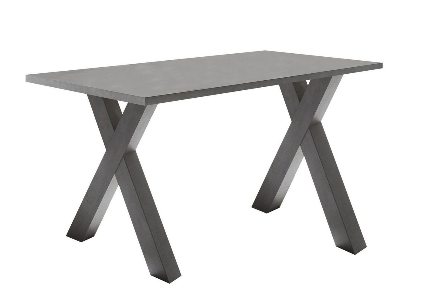 58 aufm Kessel Schreibtisch Edie 5 140 x 70 x 75 Bürotisch graphit/graphit 13670 (Einzeltisch) von 58 aufm Kessel