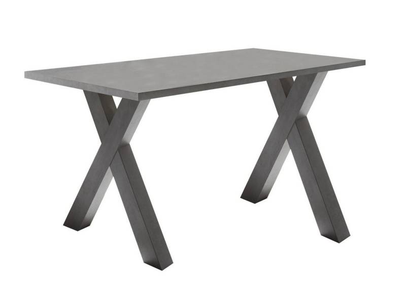 58 aufm Kessel Schreibtisch Edie 5 140 x 70 x 75 Bürotisch graphit/graphit 13670 (Einzeltisch) von 58 aufm Kessel