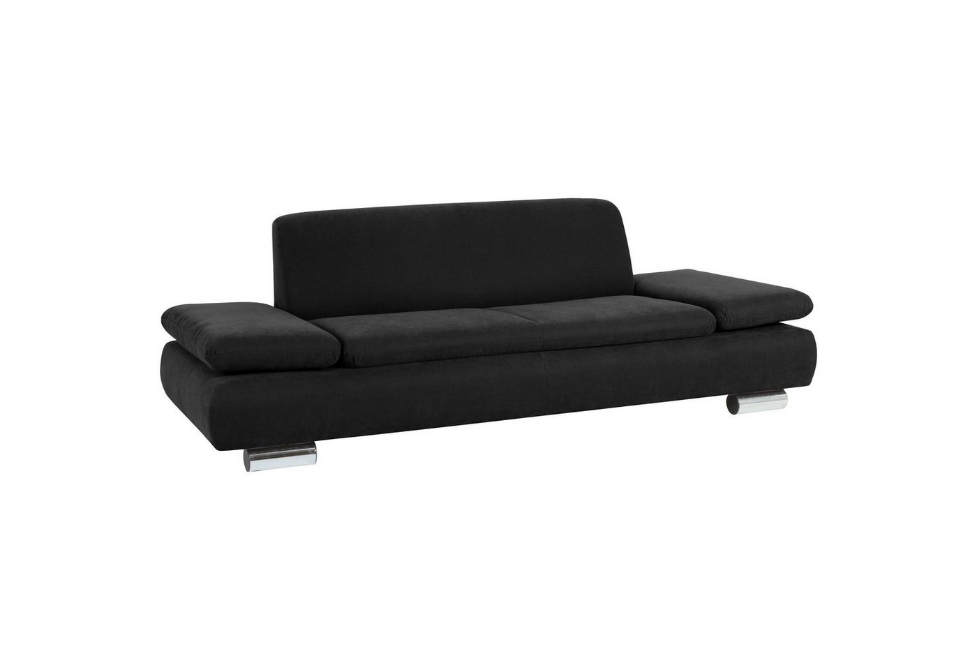 58 aufm Kessel Sofa Sofa 2,5-Sitzer Kaye Bezug Veloursstoff Metallfuß, Sparpreis inkl. Kostenlosem Versand 1 Teile, verstellbare Funktionsarmteile,hochwertig verarbeitet,bequemer Sitz von 58 aufm Kessel