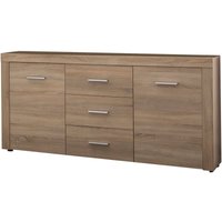 Sideboard Jale 160x85x41 Anrichte Sonoma Eiche 10129 von 58 AUFM KESSEL