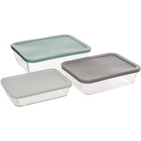 5five Simply Smart - 3er-set aufbewahrungsdosen aus glas - 5five von 5FIVE SIMPLY SMART