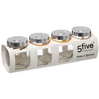 4 gewürzgläser aus glas - 5five 4 gewürzgläser aus glas - 5five von 5FIVE SIMPLY SMART