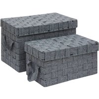 5five Simply Smart - Set aus 2 körben lise grau - 5five von 5FIVE SIMPLY SMART