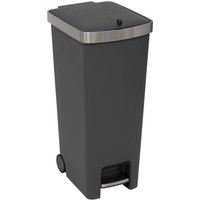 5five Simply Smart - Slim-pedal-abfalleimer 45l grau - 5five von 5FIVE SIMPLY SMART