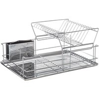 5five Simply Smart - Secret de Gourmet, Ein Zwei-Ebenen-Trockner, Abtropffläche - Edelstahl von 5FIVE SIMPLY SMART