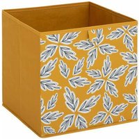 5five Simply Smart - Aufbewahrungsbox mix n modul folia-motiv gelb 31x31cm - 5five von 5FIVE SIMPLY SMART
