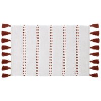 5five Simply Smart - Badematte mit Fransen, 50 x 75 cm, grau von 5FIVE SIMPLY SMART