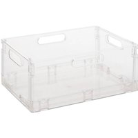 5five Simply Smart - Faltbare und stapelbare aufbewahrungsbox fold n box beige 22l - 5five von 5FIVE SIMPLY SMART
