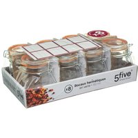 5five Simply Smart - Hermetisches glas x8 150ml - 5five 5five Simply Smart - Hermetisches glas x8 150ml - 5five von 5FIVE SIMPLY SMART