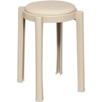 5five Simply Smart - Hocker plasta aus beigem kunststoff - 5five von 5FIVE SIMPLY SMART