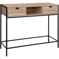 5five Simply Smart - Konsole mit 2 schubladen aliaj mit schwarzem holzeffekt - 5five von 5FIVE SIMPLY SMART