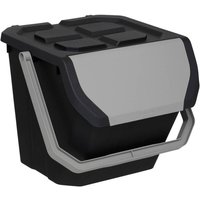 5five Simply Smart - Mülltrennungsbehälter 24l aus schwarzem kunststoff - 5five 5five Simply Smart - Mülltrennungsbehälter 24l aus schwarzem kunststoff - 5five von 5FIVE SIMPLY SMART