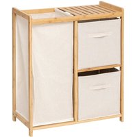 5five Simply Smart - Regal tidy box mit körben aus braunem bambus 66x33,3cm - 5five von 5FIVE SIMPLY SMART