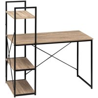 5five Simply Smart - Schreibtisch mit regalen aliaj natureiche-effekt - 5five von 5FIVE SIMPLY SMART
