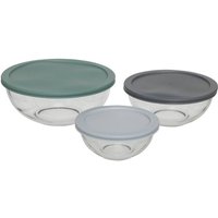 5five Simply Smart - Set aus 3 aufbewahrungsdosen aus glas - 5five 5five Simply Smart - Set aus 3 aufbewahrungsdosen aus glas - 5five von 5FIVE SIMPLY SMART