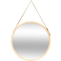 5five Simply Smart - Wandspiegel rund mit lederriemen d50cm - 5five von 5FIVE SIMPLY SMART