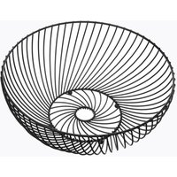Gedrehter papierkorb aus metall 30cm schwarz - 5five von 5FIVE SIMPLY SMART