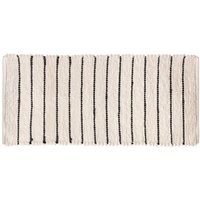 Gestreifter mikrofaser-teppich 50x120cm weiß - 5five von 5FIVE SIMPLY SMART