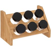 Halter für 6 gewürzgläser bambus - 5five Halter für 6 gewürzgläser bambus - 5five von 5FIVE SIMPLY SMART