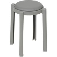 5five Simply Smart - Hocker plasta aus grauem kunststoff - 5five von 5FIVE SIMPLY SMART