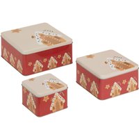 Keksdose aus Metall, 3er-Set Keksdose aus Metall, 3er-Set von 5FIVE SIMPLY SMART