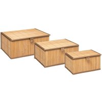 3 bambus-aufbewahrungsboxen - 5five 3 bambus-aufbewahrungsboxen - 5five von 5FIVE SIMPLY SMART