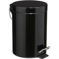 Runder mülleimer metall 3l colorama schwarz - 5five von 5FIVE SIMPLY SMART