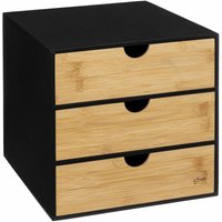 5five Simply Smart - Mini-Kommode bava, Bambus, 3 Schubladen von 5FIVE SIMPLY SMART