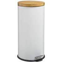 Mülleimer NATUREO, 30 L, Metall, weiß - 5five Simple Smart von 5FIVE SIMPLY SMART