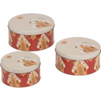Runde Keksdose aus Metall, 3er-Set Runde Keksdose aus Metall, 3er-Set von 5FIVE SIMPLY SMART