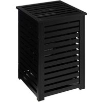 5five Simply Smart - Schwarzer Wäschekorb aus Holz - 65 Liter von 5FIVE SIMPLY SMART