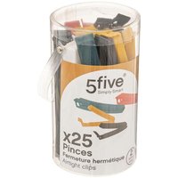 5five Simply Smart - Set mit 25 hermetischen klammern - 5five von 5FIVE SIMPLY SMART