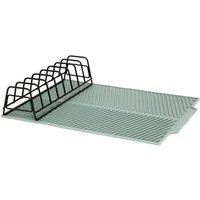 5five Simply Smart - Silikon-Trocknungsmatte für Geschirr mit Tellerhalter, 43,5 x 33 x 8,5 cm von 5FIVE SIMPLY SMART