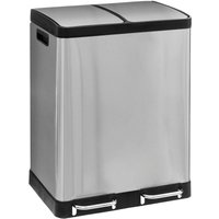 2-Kammer-Mülleimer ARIANE, Edelstahl, mit Tretpedal, 2 x 30 L 2-Kammer-Mülleimer ARIANE, Edelstahl, mit Tretpedal, 2 x 30 L von 5FIVE SIMPLY SMART