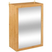 5five Simply Smart - Hochschrank mit spiegel lab n modul bambus - 5five von 5FIVE SIMPLY SMART