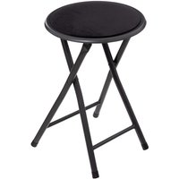 Klapphocker aus schwarzem samt - 5five von 5FIVE SIMPLY SMART