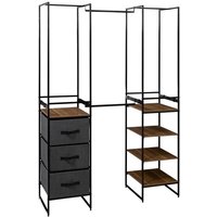 Ausziehbarer kleiderschrank 6 regale - 5five Ausziehbarer kleiderschrank 6 regale - 5five von 5FIVE SIMPLY SMART