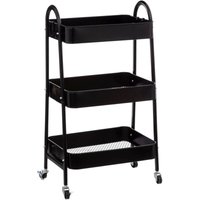 Servierwagen mit rollen 3 ebenen metall schwarz - 5five von 5FIVE SIMPLY SMART