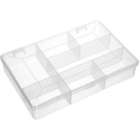 Kleinformatige - unterteilte plastikbox - transparent - 5five von 5FIVE