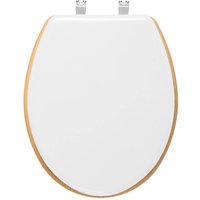 5five Simply Smart - Wc-sitz modern color weiß aus holz - 5five von 5FIVE SIMPLY SMART