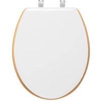 Wc-sitz modern color weiß aus holz - 5five von 5FIVE SIMPLY SMART