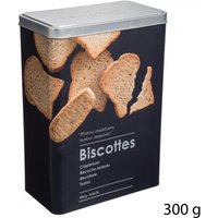 5five Simply Smart - Eisenbehälter für Zwieback mit Relief Schwarz 300g 18x10x h24,5 cm 5five Simply Smart - Eisenbehälter für Zwieback mit Relief Schwarz 300g 18x10x h24,5 cm von 5FIVE SIMPLY SMART