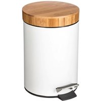 Mülleimer mit bambusdeckel 3l naturéo weiß - 5five von 5FIVE SIMPLY SMART