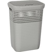 Plastik wäschekorb 60l rattan taupe - Maulwurf - 5five von 5FIVE