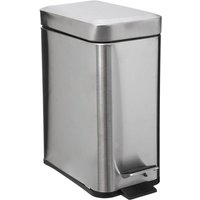 Rechteckiger mülleimer soft close inox 5l - Edelstahl - 5five von 5FIVE