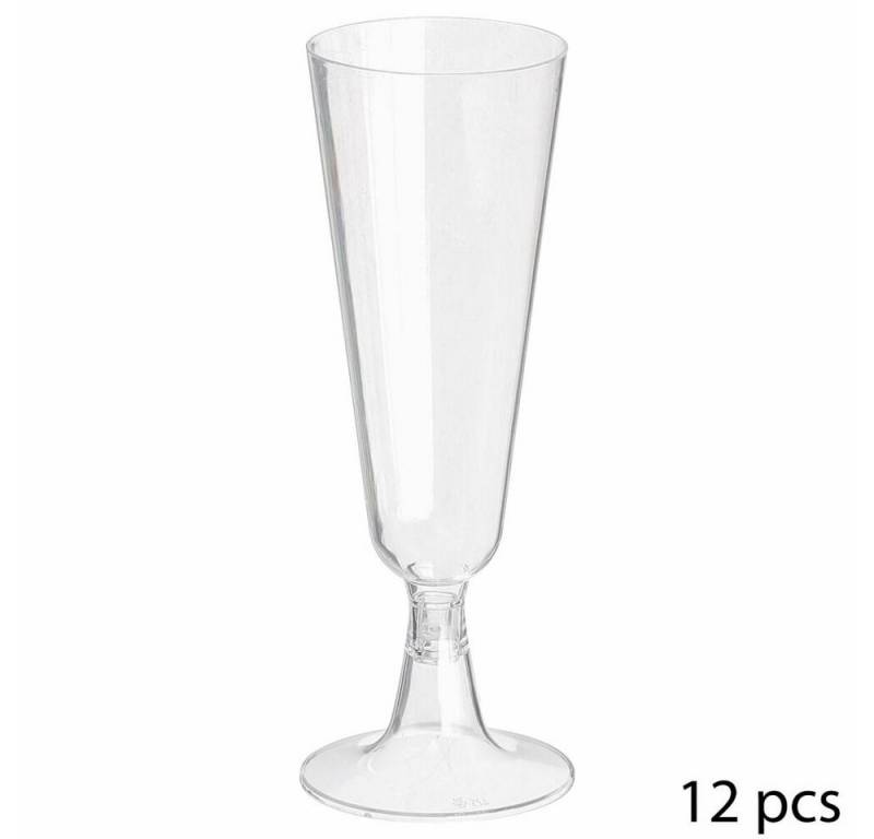 5five Simply Smart Champagnerglas Wiederverwendbar 12er Set, 150 ml, Kunststoff von 5five Simply Smart