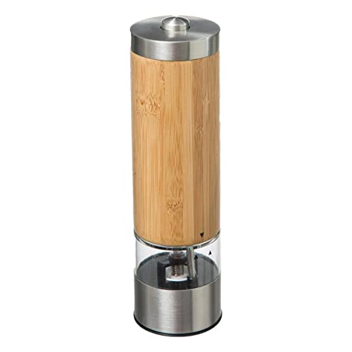 5five Elektrische Mühle, 20,5 cm, Bambus, Edelstahl von 5 five simply smart