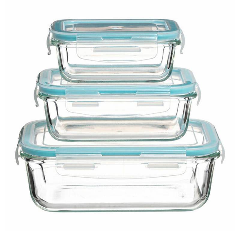 5five Simply Smart Frischhaltedose Set Clipeat S 3-tlg., Glas, PP-Kunststoff, Silikon, (Set) von 5five Simply Smart