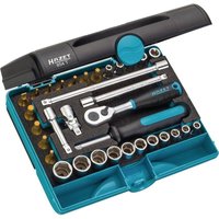 HAZET® Steckschlüsselsatz 854T, 33-teilig 1/4 Zoll, Schlüsselweiten 5-14 mm von HAZET®