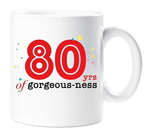 60 Second Makeover Limited 80 Jahre von Tolle Ness Becher 80. Geburtstagsgeschenk von 60 Second Makeover Limited